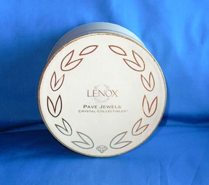 Lenox Pave Jewels Cristal Coleccionables Diamante y Perlas Corazón Caja SOLO - Imagen 1 de 5
