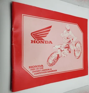 Honda CR125R Owner’s Manual & Competition Handbook 2000 #31KZ4710 - Picture 1 of 4
