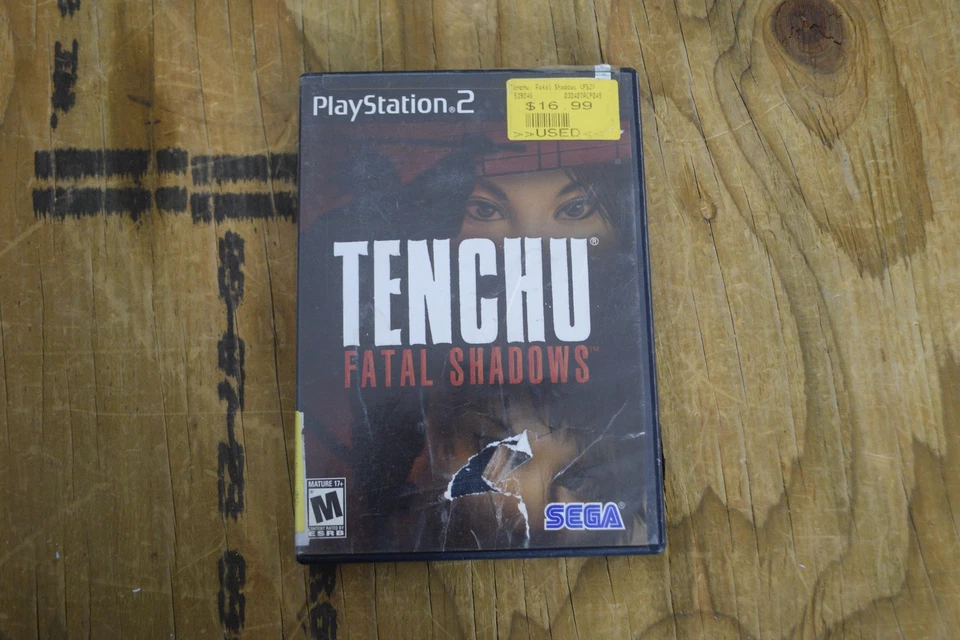 Tenchu Fatal Shadows PS2 Game Case Sega From Software Issues Wrath of Heaven - Image 1 of 4