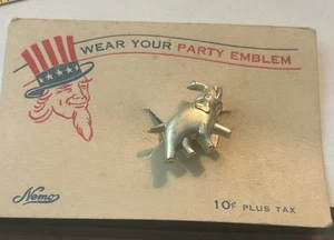 Little Nemo Republican Campaign Elephant Stud Button Original Card - Picture 1 of 4
