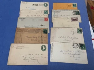 LOTE x11 CUBIERTAS 1870-90 MILWAUKEE WI INGENIERO DE GUERRA CIVIL HM ROBERT! GENERAL EJÉRCITO - Imagen 1 de 4