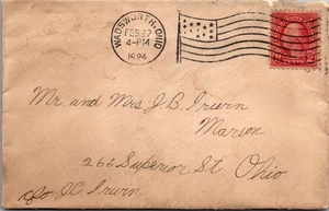 GOLDPATH: US COVER 1924 WADSWORTH,OH.FLAG.2C CV815_P28 - Picture 1 of 2