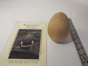 TALLADA EN MADERA TINA TONEY PATRÓN DE SANTA NEGRO-HUEVO DE GANSO-AZÚCAR PINO-4,75"-RARO** - Imagen 1 de 7