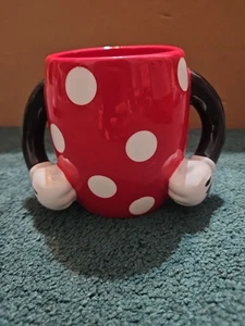 DISNEY Galerie MINNIE MOUSE Body Polka Dot Kleid Arme Griffe Kaffee Tee Becher Tasse - Bild 1 von 6