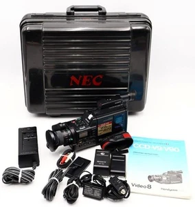 Vintage Sony CCD-V9 Video8 8mm Camcorder mit Zubehör und Hardcase **LESEN** - Bild 1 von 14