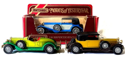 Matchbox vnt Model of Yesteryear lot of 3- Y-14, Y15 Y16, 1969, 1974, 1984 w box - Image 1 of 4