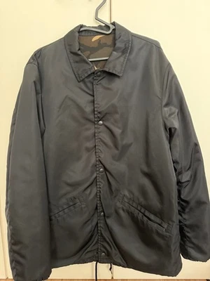 SOPHNET. Reversible Coach Jacket XL Nylon/Camo Black Used - Image 1 of 4