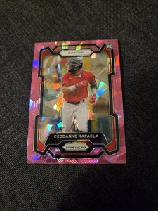 Prizm Baseball #252 2024 Ceddanne Rafaela RC Pink Ice Prizm Red Sox - Imagen 1 de 2