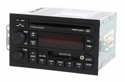 1999 Oldsmobile Eighty-Eight AM FM Radio Cassette CD w Aux Input - Part 16213343 - Image 1 of 4