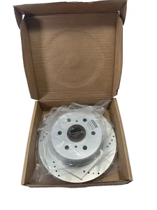 VEVOR Rear Brake Rotors S-55/S-53 Drilled Slotted Performance Disc Pair New - Picture 1 of 6