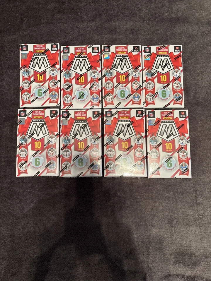 (LOT of 8) 2025 Panini Mosaic Football Ornament Box Factory Sealed New - Image 1 of 2
