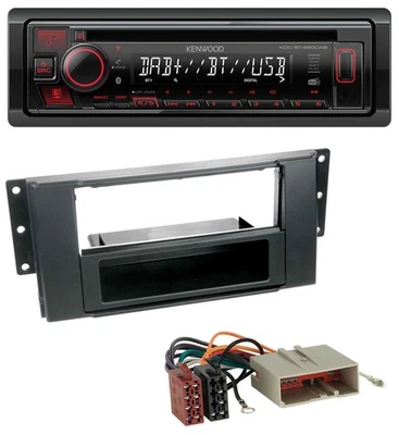 Kenwood MP3 CD USB Bluetooth DAB Autoradio für Landrover Freelander (2006) - Bild 1 von 4