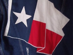 Vintage klassische Herren LEVIS Jeansjacke Denim TEXAS Flagge Größe 42 L bis 44 L i12 - Bild 1 von 10