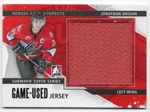 13/14 ITG HEROES & PROSPECTS SUBWAY GAME JERSEY BLACK Jonathan Drouin /160 - Picture 1 of 1