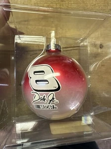 NASCAR Dale Earnhardt Jr. Collectible Christmas Ornament Red/white HTF Vintage - Picture 1 of 3
