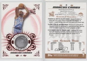 2006-07 Topps Big Game Red /129 Marcus Camby #5