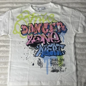 Zara Kids Shirt Boys White Graphic Tee Size 6/7 - Picture 1 of 10
