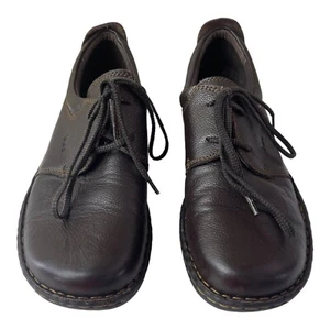 Scarpe Oxford da donna Born in pelle taglia 10 marroni stringate B.O.C - Foto 1 di 10