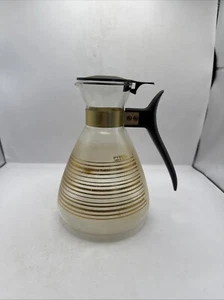 Cafetera de vidrio vintage Pyrex jarra de té MCM 1960 EE. UU. - Imagen 1 de 6