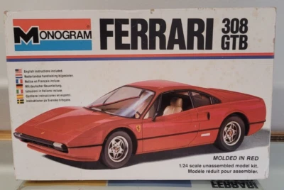 Monogram 1:24th 1980 Ferrari 308 GTB MIB KIT Extremely Rare! - Image 1 of 4