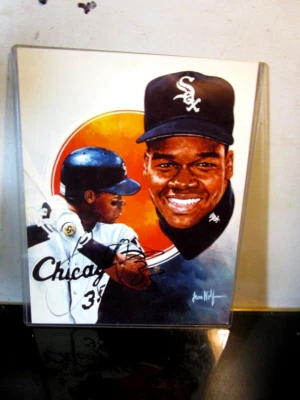 Frank Thomas Signed White Sox 8x10 Photo - Image 1 of 3
