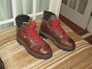Vintage Colorado Thick Leather Hiking Mountaineering Boots Mens Sz 7.5 Lace Up - Picture 1 of 15