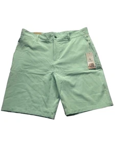 NWT Panama Jack Mens Green Hybrid Shorts 36 Stretch Breathable Board Swim Shorts - Picture 1 of 10