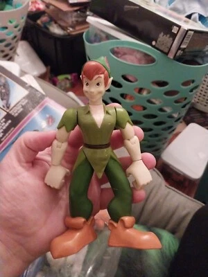 Disney PETER PAN Aventuras Héroes de Rescate FIGURA DE ACCIÓN Muñeca 1999 6" Movible Foto 1 de 4