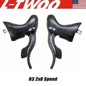LTWOO R3 2x8 Speed Road Bike Shifter Lever Compatible Fit Shimano US Stock - Picture 1 of 2
