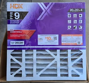 Box of 3 HDX 20x20x4 Honeywell Replacement Pleated Air Filter FPR 9 MERV 13 (43B - Picture 1 of 3