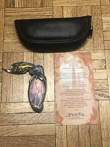 Franklin Mint Boris Vallejo Mistress of Fire Folding Knife - EXC - Picture 1 of 13