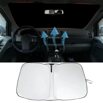 Parabrisas delantero para automóvil Nissan Frontier 2006-21 cubierta protector bloque UV Foto 1 de 4