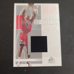 2002-03 Upper Deck SP Game Used #14 Marcus Fizer Jersey Chicago Bulls - Bild 1 von 10