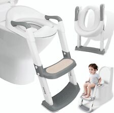 Toilettentrainer Toilettenaufsatz WC Sitz Toilettensitz mit Treppe für Kinder