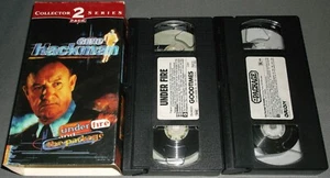 Collector Series 2 Pack Gene Hackman Under Fire The Package VHS Tape Movie 1996 - Picture 1 of 2