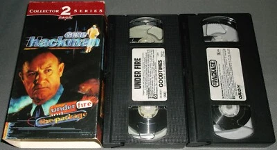 Collector Series 2 Pack Gene Hackman Under Fire The Package VHS Tape Movie 1996 - Image 1 of 2