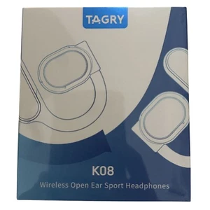 Open Ear Headphones Wireless Earbuds 80Hrs IPX7 Waterproof 5.3 Bluetooth Tagry - Picture 1 of 4