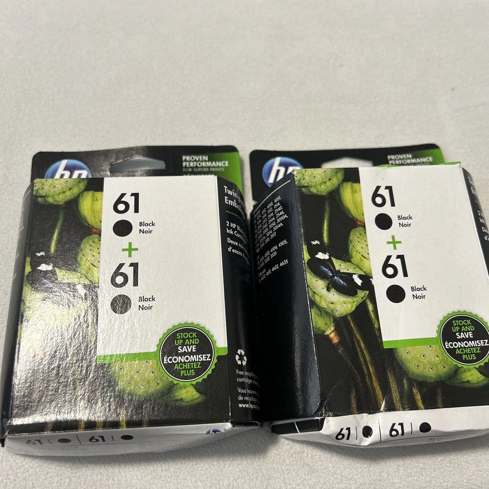 HP CH561WN #61 Black Ink Deskjet 1000 1510 2050 2512 3000 3050 3510 Genuine OEM