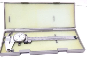 MITUTOYO 505-637-50 0-6" DIAL CALIPER - Imagen 1 de 4