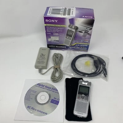 Sony Handheld Mini IC Digital Voice Recorder ICD-MX20 - Tested 32MB Upgradeable - Image 1 of 4