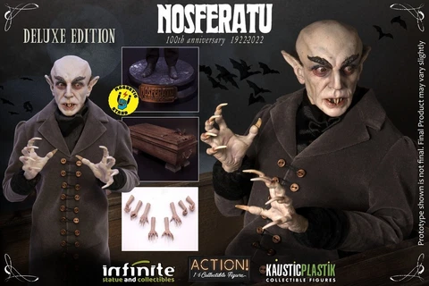 Preorder Infinite Statue 1/6 Nosferatu Vampire Count Orlok 12" Figure DX Ver Cover