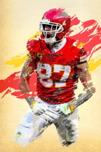 Kansas City Chiefs Travis Kelce American Football Player Wall - POSTER 20"x30" - Picture 1 of 3
