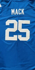 Indy Colts Jersey Adult Large Blue Marlon Mack #25 Nike NFL Commemorative NWT - Picture 1 of 14