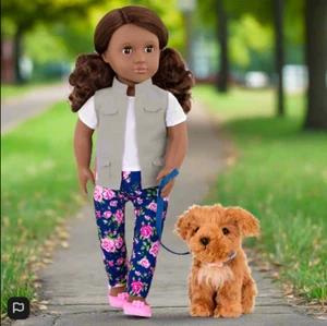 Unsere Generation Malia Puppe mit Welpe - Bild 1 von 24