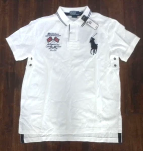 VINTAGE POLO RALPH LAUREN WIMBLEDON 2012 SHORT SLEEVE POLO SIZE L - Picture 1 of 10