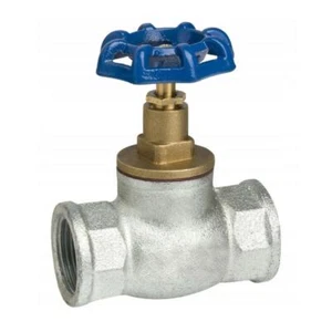 1/2" - 2" Inch BSP Inline Straight Run Cast Iron Screw Valve Water Flow Regulate - Picture 1 of 2