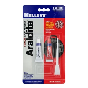 SELLEYS Araldite 5 Minute Epoxy Adhesive Glue 8ml - Picture 1 of 2