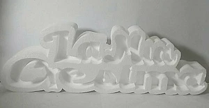 PORTA CONFETTI CARAMELLE LA MIA CRESIMA POLISTIROLO VASSOIO PARTY FESTA - Foto 1 di 1