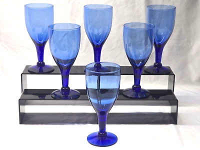 Cálice de Bebida MIKASA 7,75" ELEGÂNCIA ELEGANTE AZUL Água Vinho Gelado T - Conjunto de 6 - Imagem 1 de 4