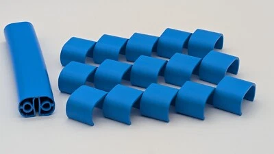 3DSIMDRUCK Pool Abdeckung für Handlauf Profilschiene Easy Change Set für Pool Handlauf / V4